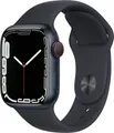 Produktbild: Apple Watch 7 GPS Alu Midnight 45mm A2477 Black Band, Hervorragend – Refurbished