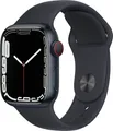 Produktbild: Apple Watch 7 GPS Alu Midnight 45mm A2477 Black Band # AU