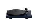 Produktbild: Pro-Ject Plattenspieler Debut EVO II seidenmatt Stahlblau Pick it MM EVO + Haube