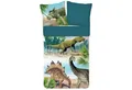 Produktbild: ESPiCO Kinderbettwäsche Dino Multi Trendy Bedding, Renforcé, 2 teilig, Urzeit, T-Rex, Dinos