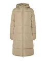 Produktbild: PIECES Damen Pcbee New Long Puffer Jacket Bc, Silver Mink, M