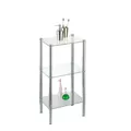 Produktbild: STANDREGAL REGAL GLASBODENREGAL GLAS SOLANIO VERCHROMT 3 GLASBÖDEN 40X30X77CM