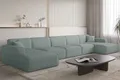 Produktbild: Fun Möbel Wohnlandschaft Sofa U-Form CELES PREMIUM XL in Stoff Scala, Breite 462 cm, Inkl. 2 Zierkissen, Rundumbezug