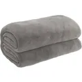 Produktbild: vidaXL Gewichtsdecke mit Bezug Grau 135x200 cm 6 kg Stoff