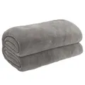 Produktbild: vidaXL Gewichtsdecke mit Bezug Therapiedecke Schwere Decke Schlafhilfe Entspannungsdecke Einschlafhilfe Schwerkraftdecke Grau 135x200cm 6kg Stoff