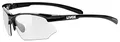 Produktbild: uvex sportstyle 802 V - Sportbrille für Damen und Herren - selbsttönend - beschlagfrei - black/smoke - one size