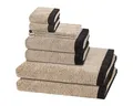 Produktbild: Cawö Handtuch Set Lifestyle Splash, Walkfrottee (Spar-Set, 8-St), 2 X Wasch- 2 X Gäste- 2 X Dusch- 2 X Handtuch im Set - Baumwolle