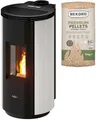 Produktbild: Pegaso Pelletofen Pegaso »Floyd 7«, 2,5-7,7 kW, Rauchabgang oben, 7 kW, Stilvoller Rauchrohrabgang oben, WIFI optional, raumluftunabhängig