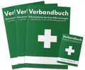 Produktbild: WM-Teamsport Erste-Hilfe-Set 3er - Pack Verbandbuch - Meldeblock (GRÜN DIN A5) - entnehmbare Seiten