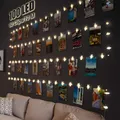 Produktbild: LED Lichterkette 10m 100LED mit 60 Fotoclips für Dekoration Innen Außen