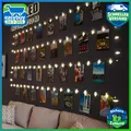 Produktbild: LED Lichterkette 10M 100LED mit 60 Klammern Foto Wand für Wohnzimmer