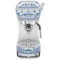Produktbild: ECF02DGBEU Espressomaschine im Dolce & Gabbana Design Blu Mediterraneo