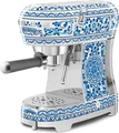 Produktbild: SMEG ECF02DGBEU Espresso-Kaffeemaschine Siebtrger Dolce & Gabbana Blu Mediterraneo