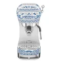 Produktbild: Smeg ECF02DGBEU Dolce & Gabbana Espresso-Kaffeemaschine, Siebträger, Blau