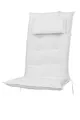 Produktbild: KETTtex 2320 Auflage Hochlehner Marbella weiß Sitzpolster 121x50x8 cm mit Kopfpolster