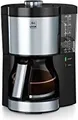 Produktbild: Melitta Filterkaffeemaschine 1025-06 Look V Perfection | AromaSelector | 10 Tassen | Glaskanne | Schwarz