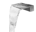 Produktbild: Jürgen Bocker - Gartenambiente Wasserfall Wasserfall 30 cm Edelstahl matt LED Sets erhältlich Wasserauslauf, 30,00 cm Breite