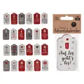 Produktbild: Anhänger Adventskalender * 24 Anhänger * Sprüche * Weihnachten * DIY *