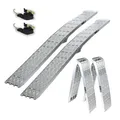 Produktbild: TRUTZHOLM 2 x Alu Auffahrrampe klappbar 226 cm Traglast 1360 kg Motorradrampen Verladerampen Heavy Duty Rampe exrtra leicht