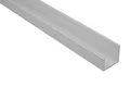 Produktbild: 2 Meter Bastlerleiste U-Profil U-Leiste ungleich Alu eloxiert 19x18mm B31