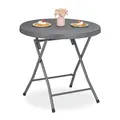 Produktbild: Gartentisch Balkontisch Klapptisch Terrassentisch Outdoor Tisch klappbar rund