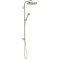 Produktbild: hansgrohe AXOR One Showerpipe 280 1jet, Unterputz, 48790800, Farbe: Stainless Steel Optic