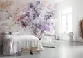 Produktbild: Lila Blumen Foto TAPETE 368x248 cm Blumen Wandbild Für Das Mädchenzimmer