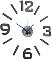 Produktbild: PEARL Wanduhr zum Kleben: 1-Meter XXL-Design-Wanduhr zum Aufkleben (selbstklebend, groß, große)