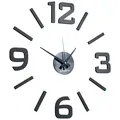 Produktbild: PEARL Wanduhr zum Kleben: 1-Meter XXL-Design-Wanduhr zum Aufkleben