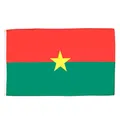 Produktbild: AZ FLAG - Flagge Burkina Faso - 150x90 cm - Burkina Faso Fahne 100% Polyester mit Messing-Ösen - 110g