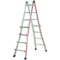 Produktbild: Teleskopleiter, 4x3 Sprossen, Länge als Anlegeleiter 2,92 m, als ausgefahrene St