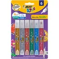 Produktbild: BIC KIDS Bastelkleber Glitter Glue Metallic, auf Wasserbasis, 6 Metallicfarben, Blister à 6 Stück
