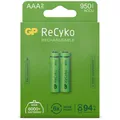 Produktbild: 2x GP ReCyko AAA-Akku NiMH 950mAh Micro LR03 LR3 1,2V AAA Akku Accu Batterie 
