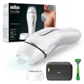 Produktbild: Braun IPL Silk Expert Pro 5 Haarentfernungsgerät Herren, 2 Aufsätze, sichtbare Haarentfernung, Designed In Germany, Gillette Body Rasierer, Alternative zu Laser Haarentfernung, PL5145, weiß/silber