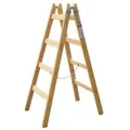 Produktbild: Holzstehleiter, 2 x 4 Sprossen, Länge 1365 mm