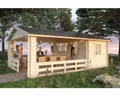 Produktbild: Terrassenhaus SKAN HOLZ Alicante mit Fußboden 420 x 653 cm natur