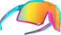 Produktbild: Dynafit Trail Revo Sunglasses Uni Sportbrille Ski Sonnenbrille Trailrunning blau/pink NEU 0
