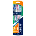 Produktbild: Dr. Best Zahnbürste Hoch-Tief Mittel 2+1 Stück
