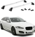 Produktbild: Dachträger für Jaguar XF Wagon X250 2012-2016 Aluminium Silber 2 tlg ABE