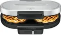 Produktbild: Rommelsbacher Doppel Waffelautomat Herz WA 1250 sw/si Waffelautomaten Doppel