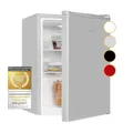 Produktbild: Exquisit Mini Kühlschrank KB60-V-090E grau | 52 l Nutzinhalt | LED-Innenbeleuchtung | Glasablagen | 45cm Breite