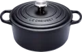 Produktbild: Le Creuset Signature Runder Bräter 24 cm Mattschwarz 21177240000430