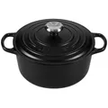 Produktbild: Le Creuset Signature Bräter rund 24 cm schwarz
