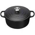 Produktbild: Le Creuset Signature Bräter Rund 24 Cm Schwarz