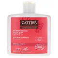 Produktbild: Das 250ml sulfatfreie Farbshampoo der Marke Cattier wurde speziell für coloriert
