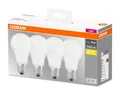 Produktbild: 4er-Pack Osram LED Lampe BASE E27 11W warmweiss wie 75W
