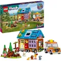 Produktbild: LEGO 41735 Friends Mobiles Haus, Camping-Spielzeug mit Auto, Tieren und Mini-Puppen Leo, Paisley & Liann im Wald, Geschenk zum Geburtstag aus der S... - Beige