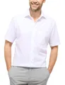 Produktbild: ETERNA Modern Fit Hemd Halbarm New Kent Kragen Popeline weiß