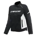 Produktbild: Dainese - Air Frame 3 Tex Jacket Wmn, Sommermotorradjacke aus Stoff, mit winddichtem Futter, für Damen, Schwarz/Weiß, 48