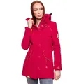 Produktbild: Marikoo Softshelljacke mit Kapuze – Outdoorjacke wind- und wasserabweisend Softshelljacke mit Fleecefutter und abnehmbarer Kapuze rosa M (38)